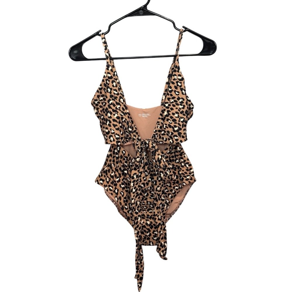Aerie size small‎ women’s cheetah print one piece swimsuit
